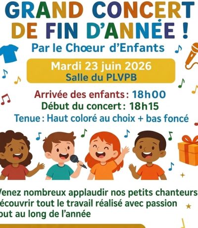 choeur enfants concert fin annee 2026 icone